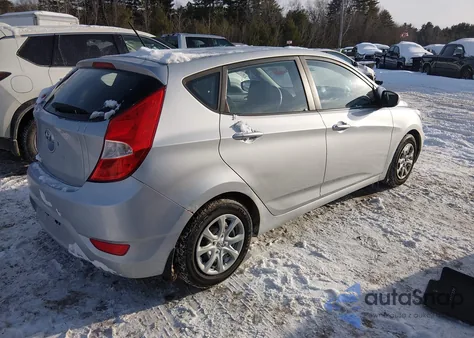 2012 Hyundai Accent Gs z USA, uszkodzony, nr VIN KMHCT5AEXCU047640